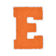 Load image into Gallery viewer, ORANGE Letter Varsity Alphabets A to Z Orange Chenille & White Felt 2.5 Inch