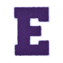 Load image into Gallery viewer, Letter Varsity Alphabets A to Z Purple Chenille & White Felt 2.5 Inch