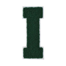 Load image into Gallery viewer, Letter Varsity Alphabets A to Z Hunter Green Chenille & White Felt 4 Inch