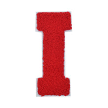 Load image into Gallery viewer, Letter Varsity Alphabets A to Z Red Chenille & White Felt 4 Inch