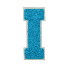 Load image into Gallery viewer, Letter Varsity Alphabets A to Z Teal Blue Chenille & White Felt 2.5 Inch