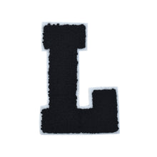 Load image into Gallery viewer, Letter Varsity Alphabets A to Z Black 4 Inch
