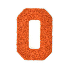 Load image into Gallery viewer, ORANGE Letter Varsity Alphabets A to Z Orange Chenille & White Felt 2.5 Inch