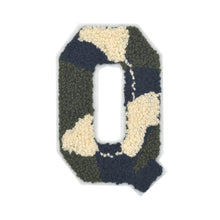 Load image into Gallery viewer, Letter Varsity Alphabets A to Z Camo Chenille & White Felt 6 Inch