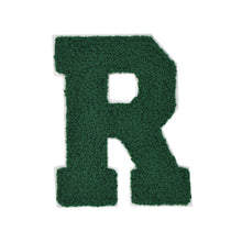 Load image into Gallery viewer, Letter Varsity Alphabets A to Z Hunter Green Chenille & White Felt 2.5 Inch