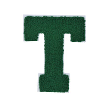 Load image into Gallery viewer, Letter Varsity Alphabets A to Z Hunter Green Chenille & White Felt 8 Inch