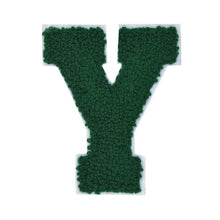 Load image into Gallery viewer, Letter Varsity Alphabets A to Z Hunter Green Chenille & White Felt 8 Inch
