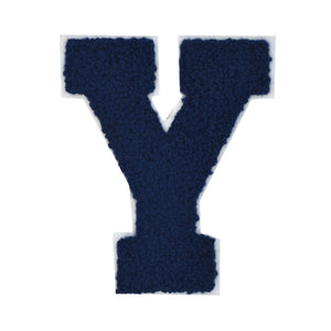 NAVY BLUE Letter Varsity Alphabets A to Z Navy Blue 8 Inch