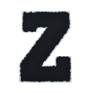 Letter Varsity Alphabets A to Z Black 2.5 Inch