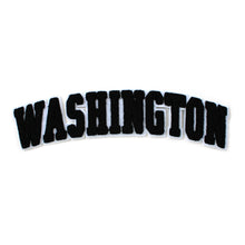 Load image into Gallery viewer, Varsity State Name Washington in Multicolor Chenille Patch