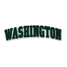 Load image into Gallery viewer, Varsity State Name Washington in Multicolor Chenille Patch