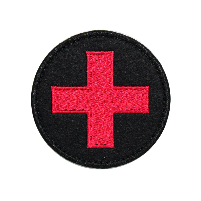 Red Iron Cross Embroidery Patch – tackletwill