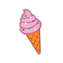 Load image into Gallery viewer, Ice Cream Cone Embroidery Patch