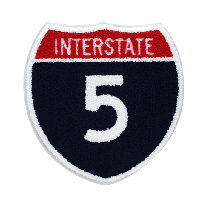 Interstate 5 Freeway Sign Chenille Patch