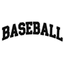 Load image into Gallery viewer, Baseball Chenille Patch Iron-On Applique, Available in Various Colors
