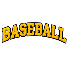 Load image into Gallery viewer, Baseball Chenille Patch Iron-On Applique, Available in Various Colors
