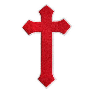 Passion Cross Chenille Patches in Multi Colors