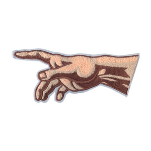 Hands by Leonardo da Vinci Chenille Patch