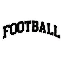 Load image into Gallery viewer, Football Chenille Patch Iron-On Applique, Available in Various Colors
