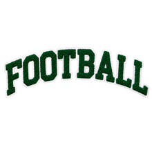 Load image into Gallery viewer, Football Chenille Patch Iron-On Applique, Available in Various Colors
