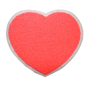 Heart Design in Multi Colors Multi Sizes Chenille Patches