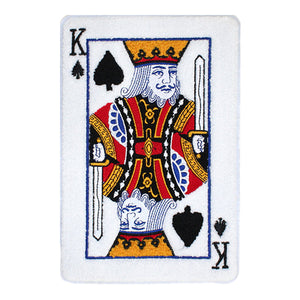 King Of Spades Card Chenille Patch