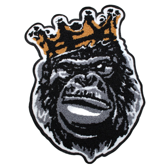 Crowned King Kong Gorilla Chenille Patch