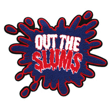 Load image into Gallery viewer, Out The Slums Splash Design Chenille Patches in Multi Colors
