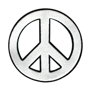 Peace Sign Chenille Patches in Multi Colors