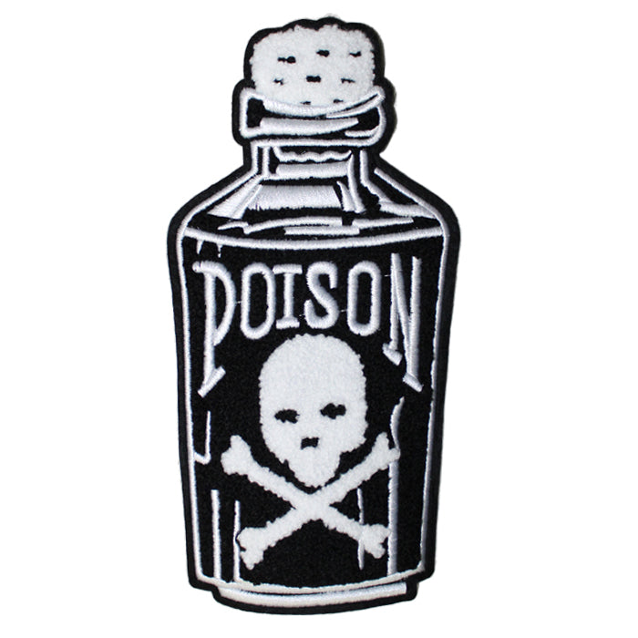 Poison Bottle Chenille Patch