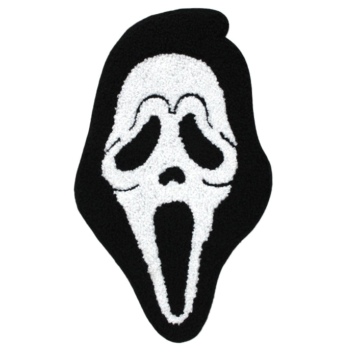 Movie Scream Horror Face Halloween Mask Chenille Patch