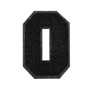 Letter Varsity Alphabets A to Z Black & Black 4 Inch