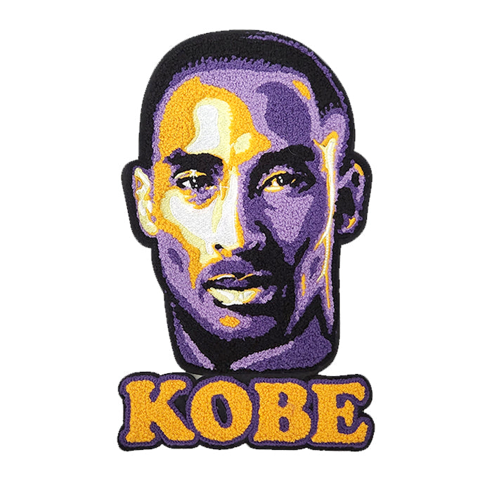 HOT Font Kobe Logo Patch Logo Kobe Bryant Iron On Patch Kobe