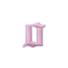 Load image into Gallery viewer, 3D Old English Roman Font Number 0 to 9 Size 2, 3 inches Pink Embroidery Patch
