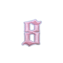 Load image into Gallery viewer, 3D Old English Roman Font Number 0 to 9 Size 2, 3 inches Pink Embroidery Patch
