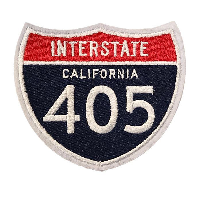 Interstate 405 Freeway Sign Embroidery Patch