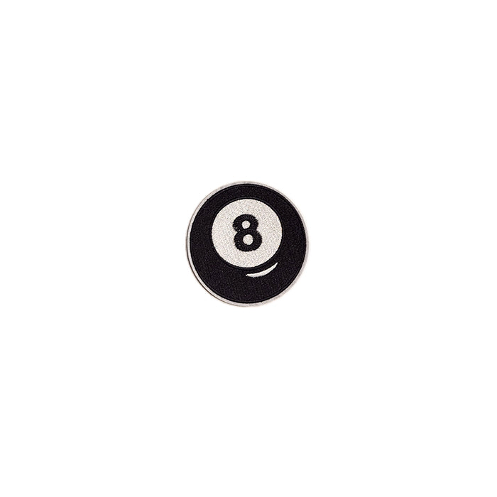 Billiard Eight Ball  Embroidery Patch