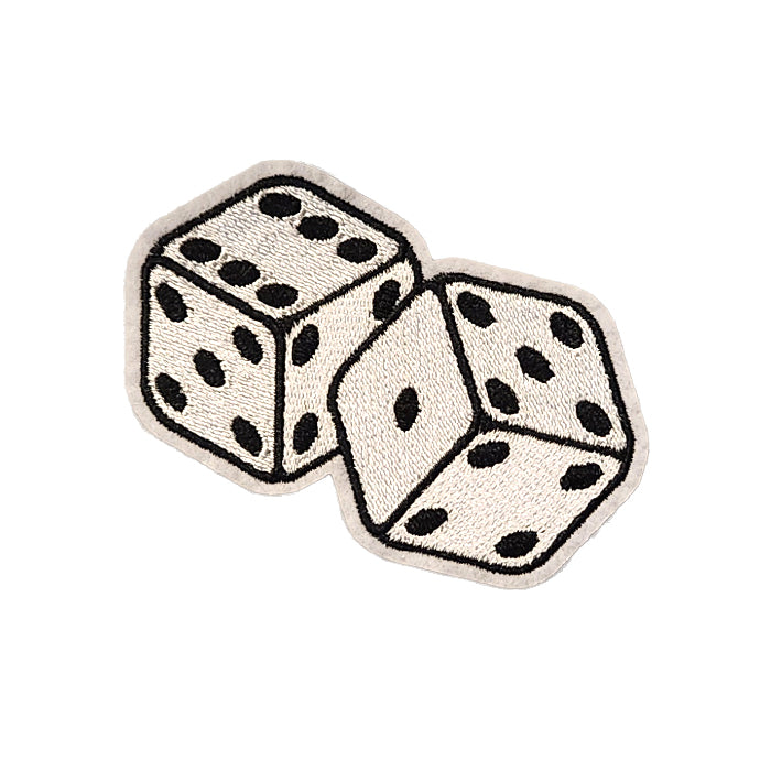 Gambling Dice Embroidery Patch