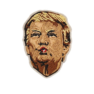 Donald Trump Face Embroidery Patch