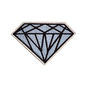Diamond Shape in Multicolor Embroidery Patch