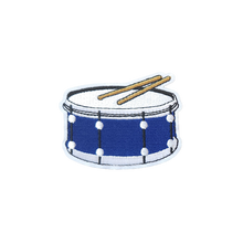 Load image into Gallery viewer, Drum in Multicolor Embroidery Patch
