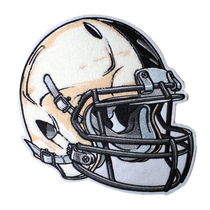 Football Helmet in Variety Color Chenille Embroidery Patches