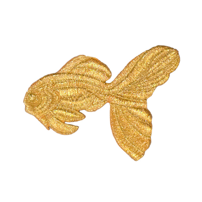 Gold Fish Design Embroidery Patch