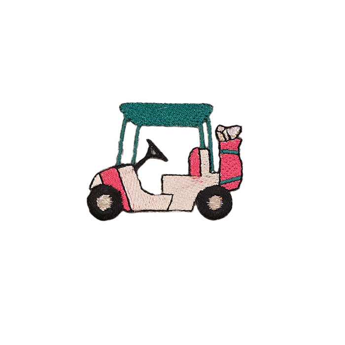 Golf Cart Design Embroidery Patch