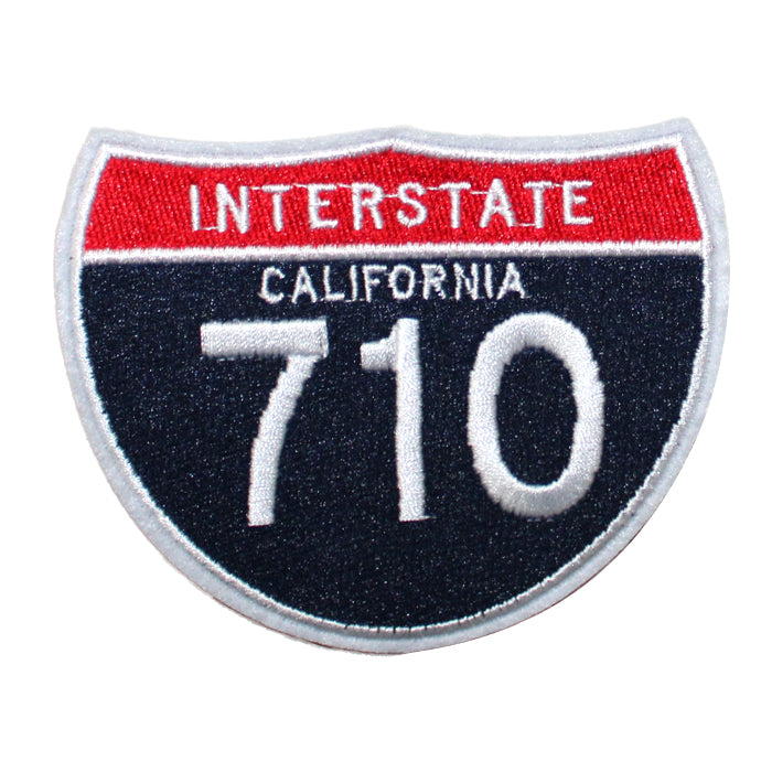 Interstate 710 Freeway Sign Embroidery Patch – tackletwill