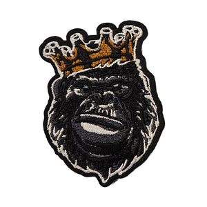 King Kong with Crown Gorilla Embroidery Patch