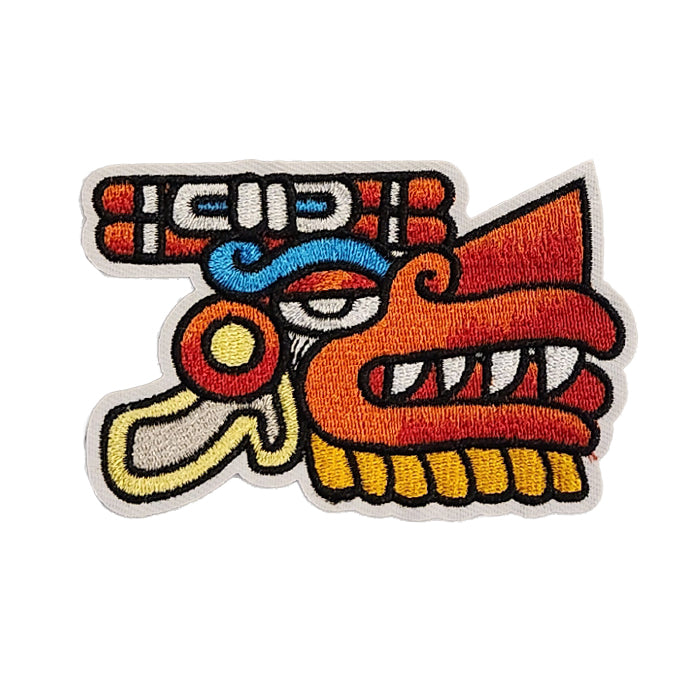 Mayan Snake God Sign Embroidery Patch