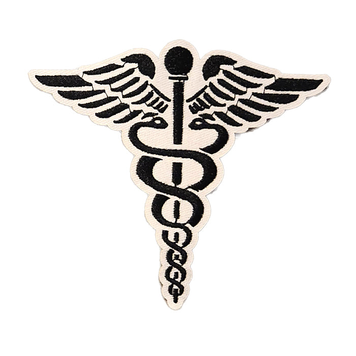 Medical Caduceus Insignia Embroidery Patch