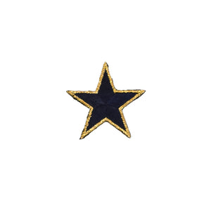 Mini Gold Star Design Embroidery Patch