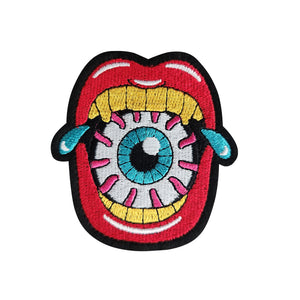 Eat Eyeball Embroidery Patch